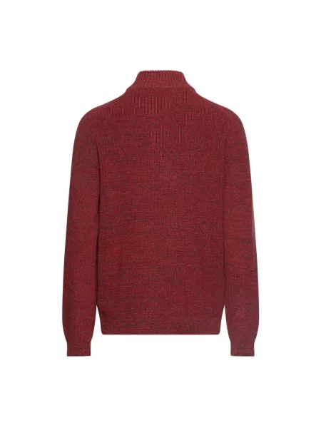 Sweter z golfem Camel Active czerwony