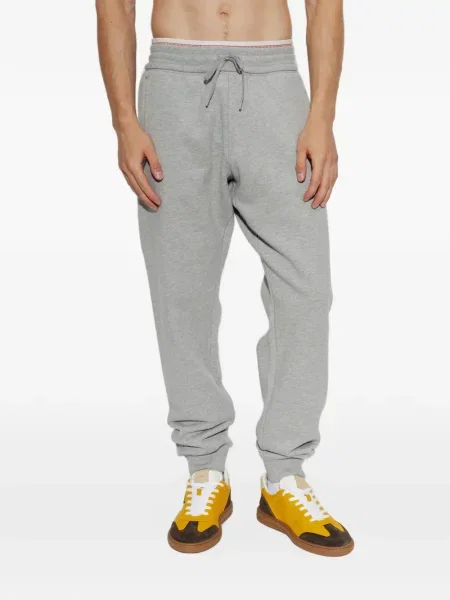 Pantaloni Versace alergare cu cordon gri