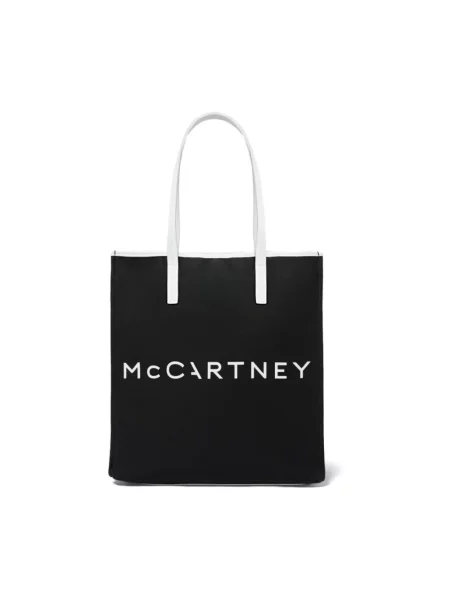Shopperka Stella Mccartney z logo czarna
