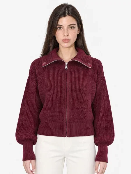 Viorna Kardigan Strickjacken burgund