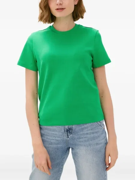 Tricou Miss Sixty cu decolteu rotund scurt verde