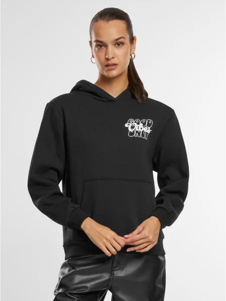 Bluza Mister Tee z nadrukiem czarna