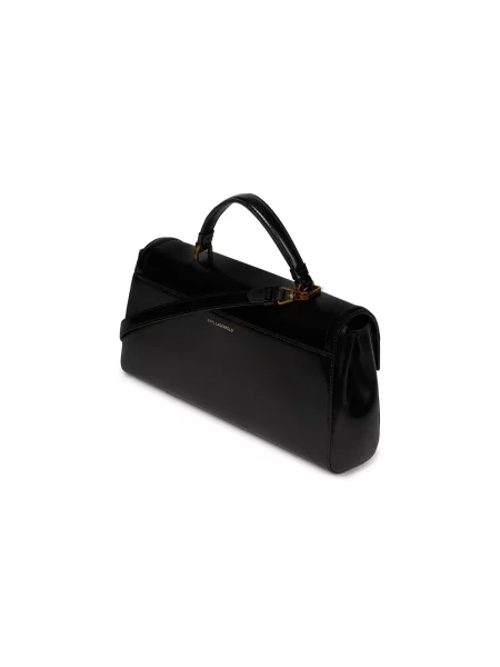 Karl Lagerfeld geantă pentru femei din piele K/AUTOGRAPH negru