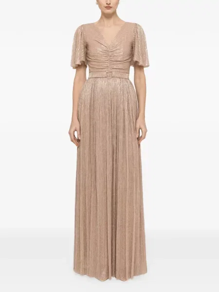 Rochie maxi Nissa cu paiete de costum