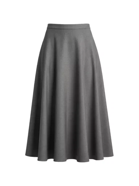 Midi-suknja Rundholz Black Label lepršave crna