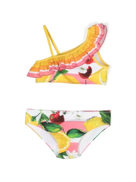 Bikini dziecięce Dolce And Gabbana żółte