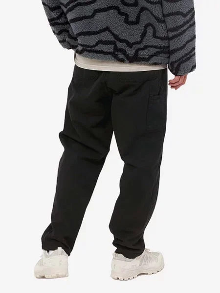 Carhartt WIP Kalhoty Flint' černá