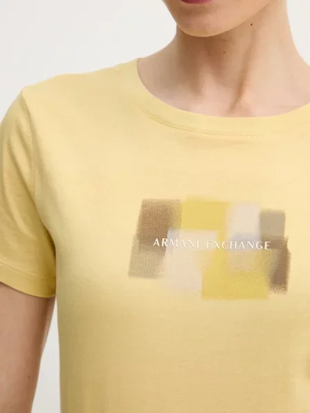 Armani Exchange póló sárga