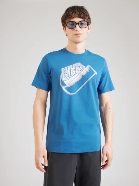 Tričko Nike Sportswear modrá