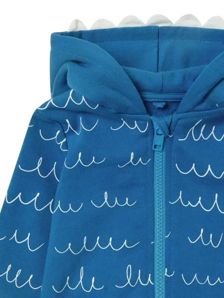 Bluza z kapturem dziecięca Stella Mccartney niebieska