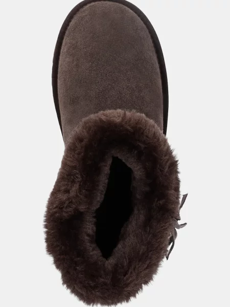 Замшевые сапоги Answear.lab коричневые