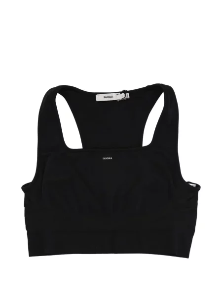 Sutien sport Pangaia cu imagine negru