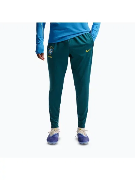 Pantaloni de fotbal pentru bărbați Nike Brazil Strike geode teal/light mint/midwest gold mentă