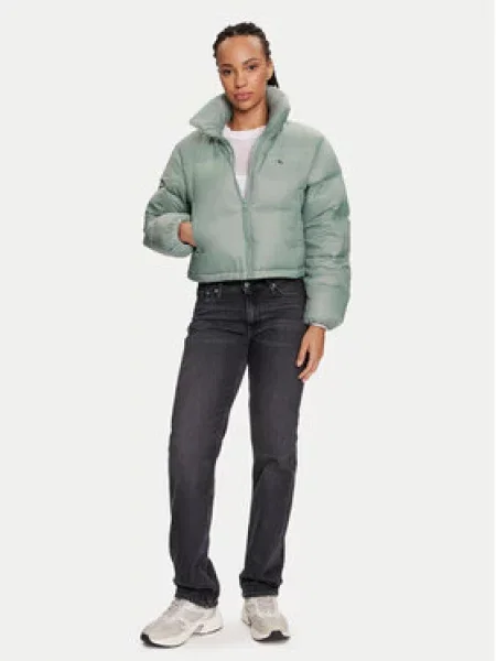 Calvin Klein Jeans Vatovaná bunda zelená
