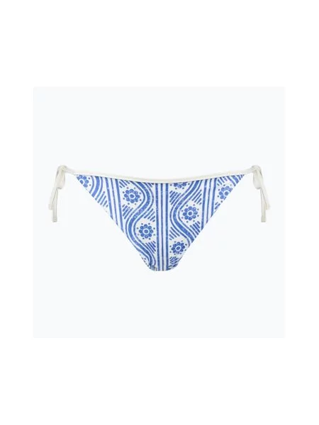 Нижня частина купальника Tommy Hilfiger Cheeky String Side Tie Print floral stripe blue spell синій