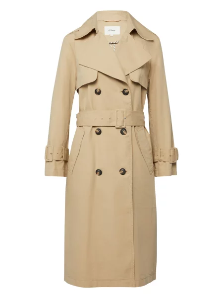 S.Oliver Palton de primăvară-toamnă nisipiu