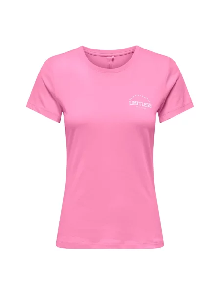 ONLY PLAY Tricou Cava Life roz alb