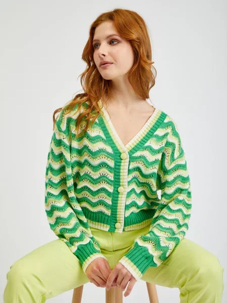 Cardigan Orsay verde