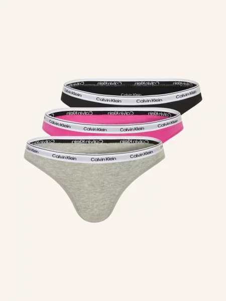 Calvin Klein Majtek pink czarne