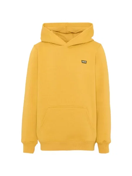 Dětska mikina s kapucí Levi's žlutá