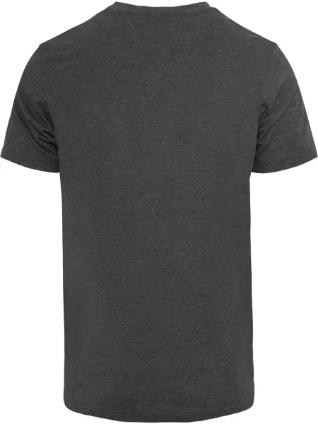 Mister Tee Tricou gri închis / negru alb