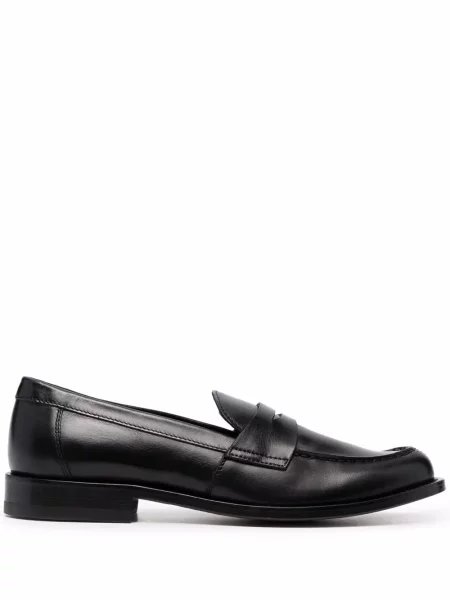 Pantofi loafer Scarosso din piele negru