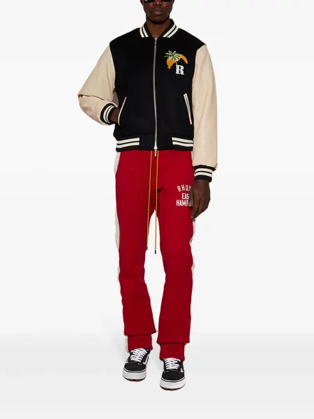 Siuvinėta bomber striukė Rhude juoda