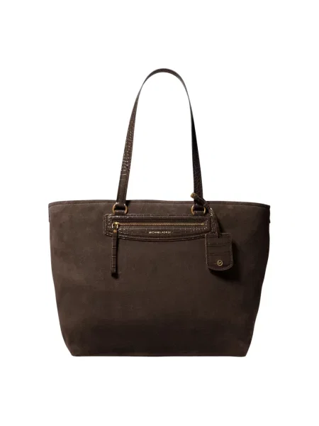 Shopperka Michael Kors skórzana brązowa