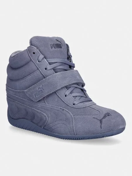 Puma Speedcat Wedge sneakers pentru femei din piele întoarsă gri