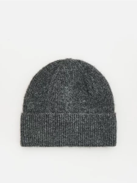 Reserved Căciulă Beanie gri-închis gri