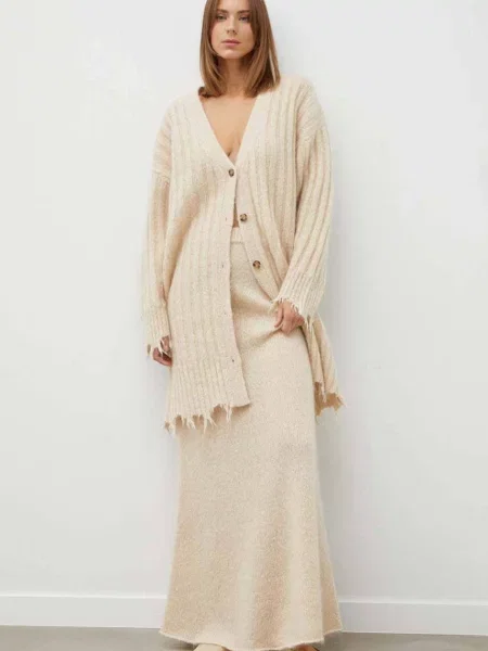 Herskind cardigan din lana bej