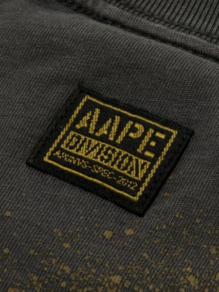 Tricou Aape By A Bathing Ape cu imagine gri