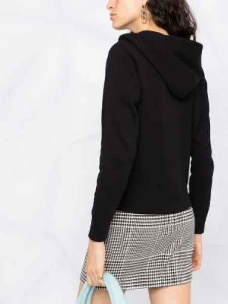 Bunda Comme Des Garçons Play s kapucí černá