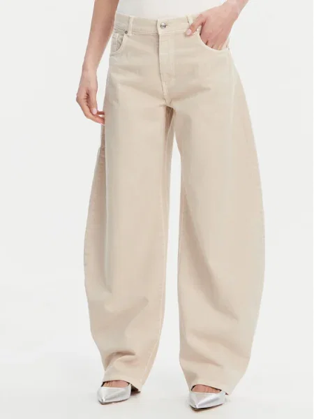 ViCOLO Džínsy Wide Leg béžová