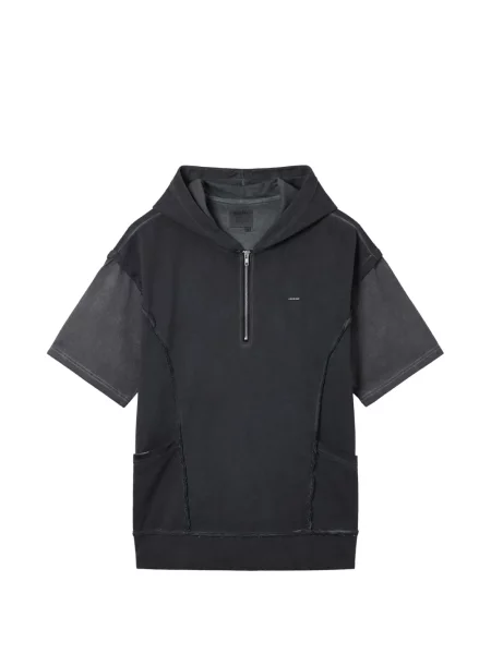 Tricou Musium Div. cu glugă negru