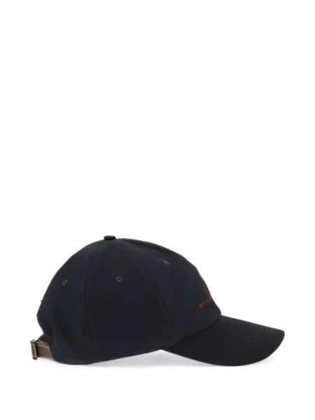Șapcă Brunello Cucinelli cu broderie negru