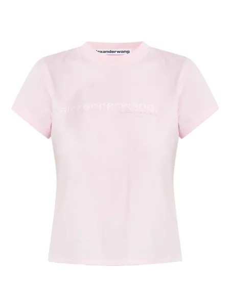 Tricou Alexander Wang cu imagine roz