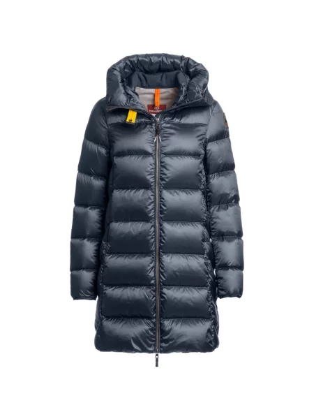 Palton Parajumpers cu glugă albastru