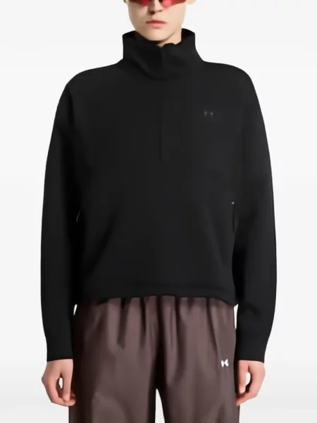 Pulover Under Armour din fleece negru