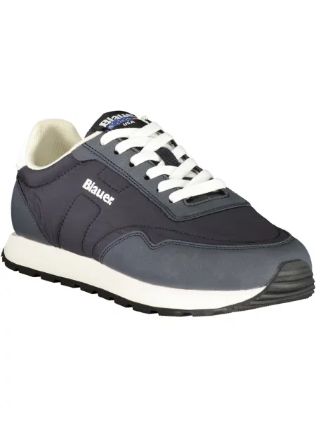 Blauer Sneakers negru