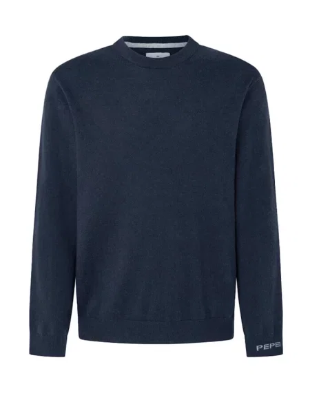 DIESEL Pulover Andre Crew Neck bleumarin