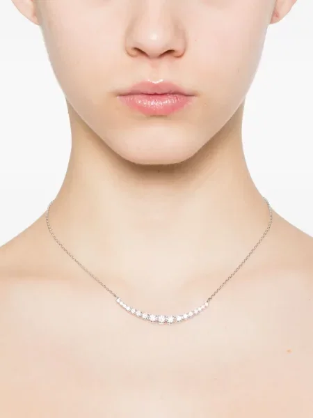 Colier Swarovski argintiu