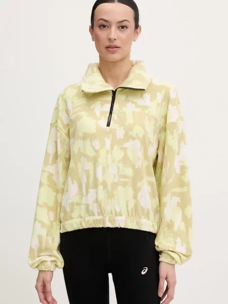 The North Face hanorac de antrenament pentru femei din polar MOUNTAIN ATHLETICS galben