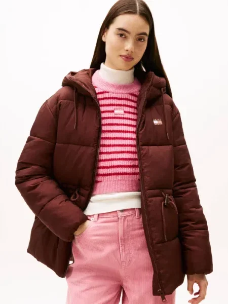 Tommy Jeans Geacă bordo