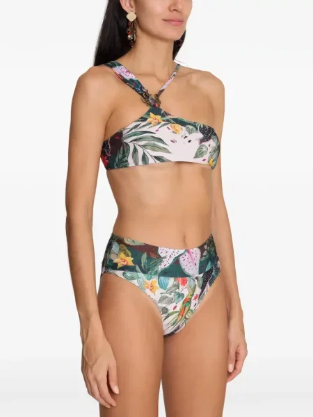 Bikini Amir Slama cu imagine cu imprimeu tropical