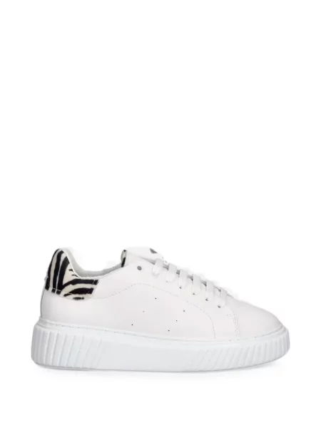 Sneakerși Marc O'polo cu imagine cu model zebră alb