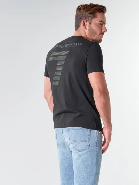 Fotbal tricou Emporio Armani Ea7 negru