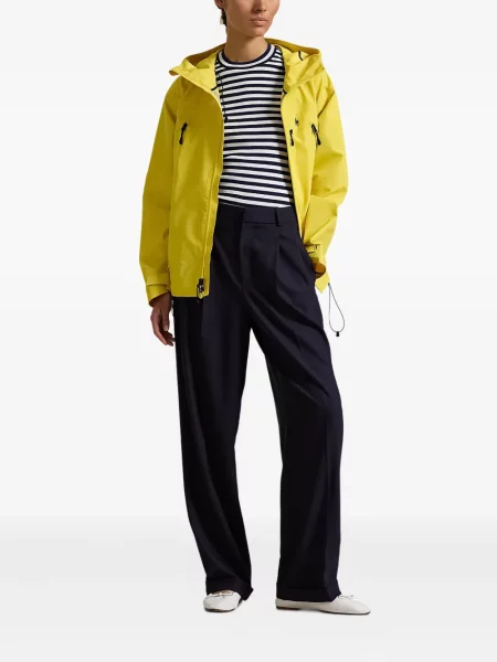 Κοστούμι λινή μπλούζα Polo Ralph Lauren με κέντημα λευκό