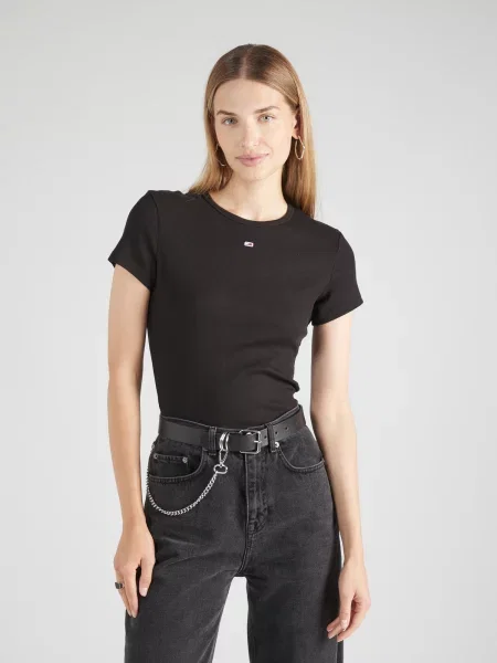 Tommy Jeans T-shirt Essential crna