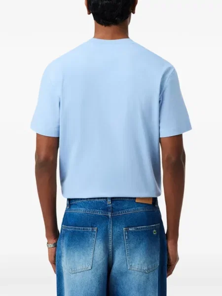 Tricou Lacoste cu imagine albastru